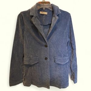Women's Molly Green Corduroy Blazer Jacket Size M